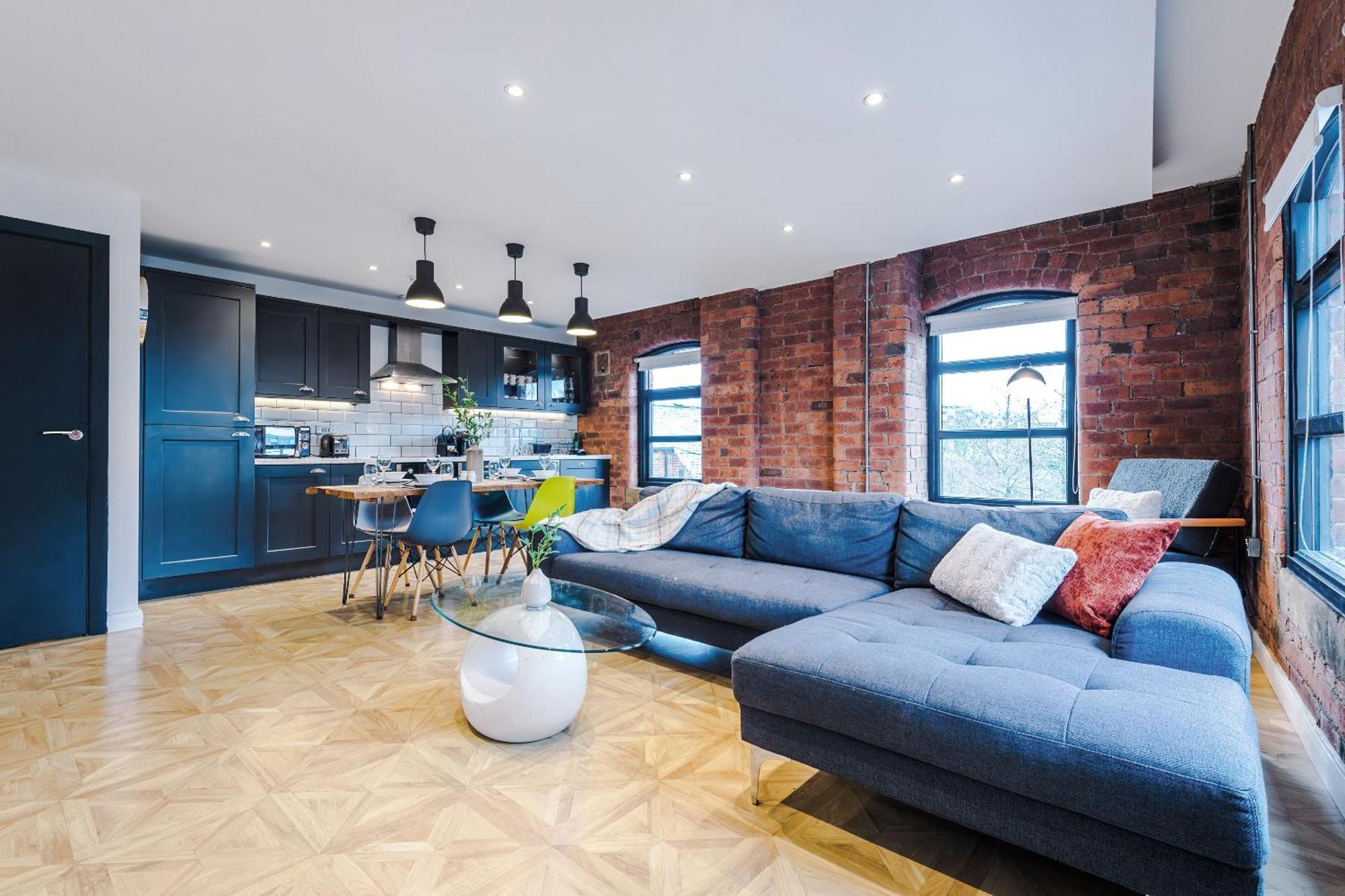 2 King Size Beds In Manhattan Styled Oversize Apartment Лидс Экстерьер фото